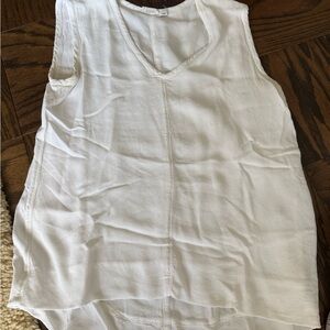 Wilt White V-Neck Tank Top